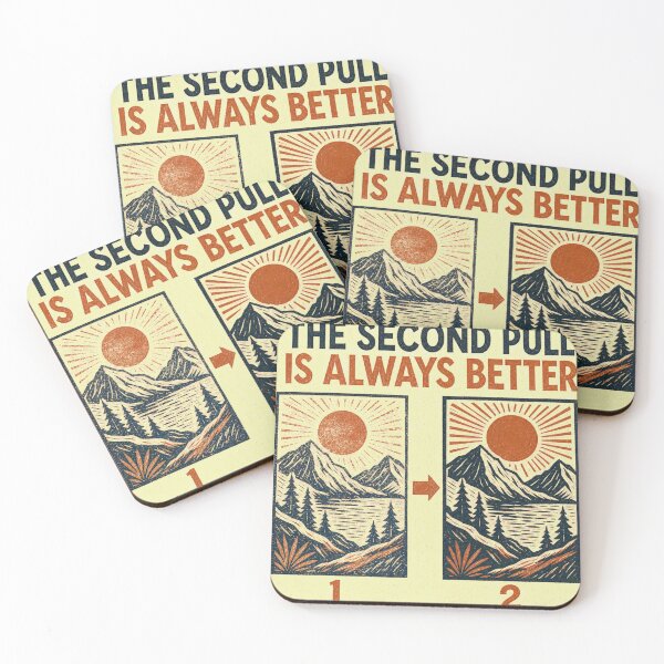 Item preview, The Second Pull Is Always Better Linocut Print designed and sold by BoosterShop.