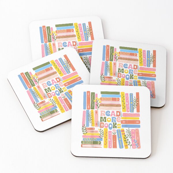 Item preview, Read More Books Colorful Bookshelf Librarian Teacher Reader T-Shirt designed and sold by saja0771.
