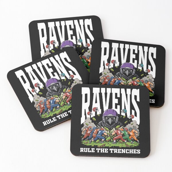 Item preview, RAVENS RULE THE TRENCHES - BAL RAVENS designed and sold by KEF Custom.
