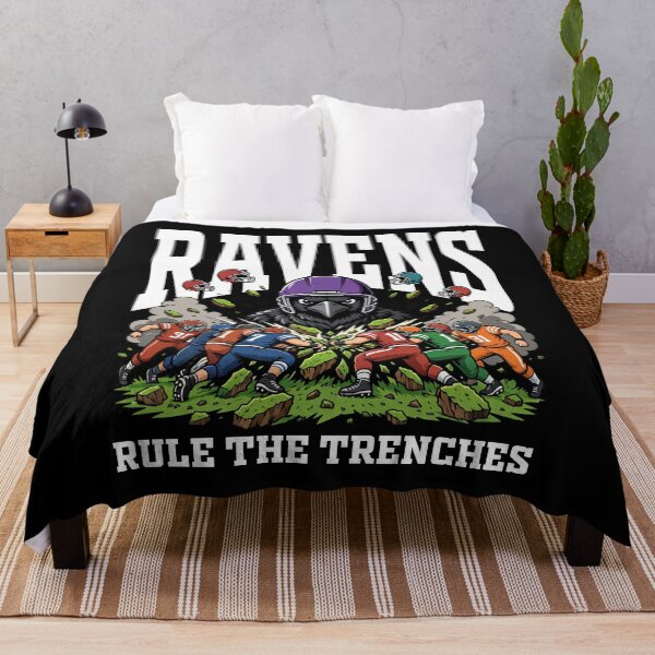 Item preview, RAVENS RULE THE TRENCHES - BAL RAVENS designed and sold by KEF Custom.