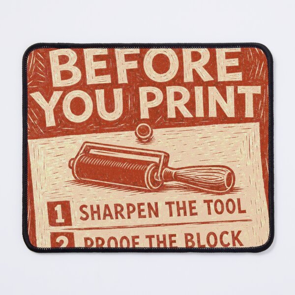 Item preview, Proof Before You Print Studio Rules Card designed and sold by BoosterShop.