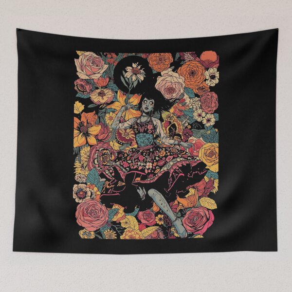 Item preview, Blooming Muse: Dark Witchcore Botanical Art designed and sold by  Mythical Entanglement.
