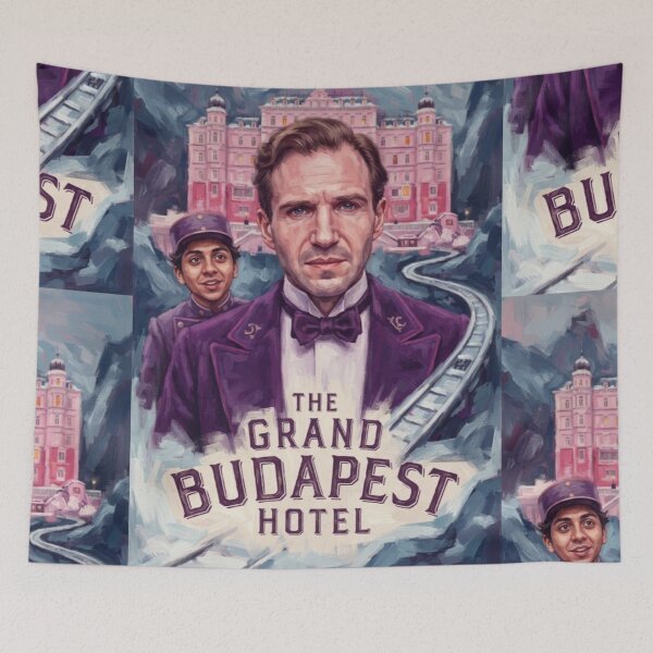 Item preview, The Grand Budapest Hotel Fine Art Tribute designed and sold by Art's Diner.