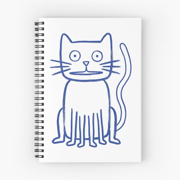 Item preview, Cat With Too Many Legs Monoline Drawing designed and sold by The Mellonaire.