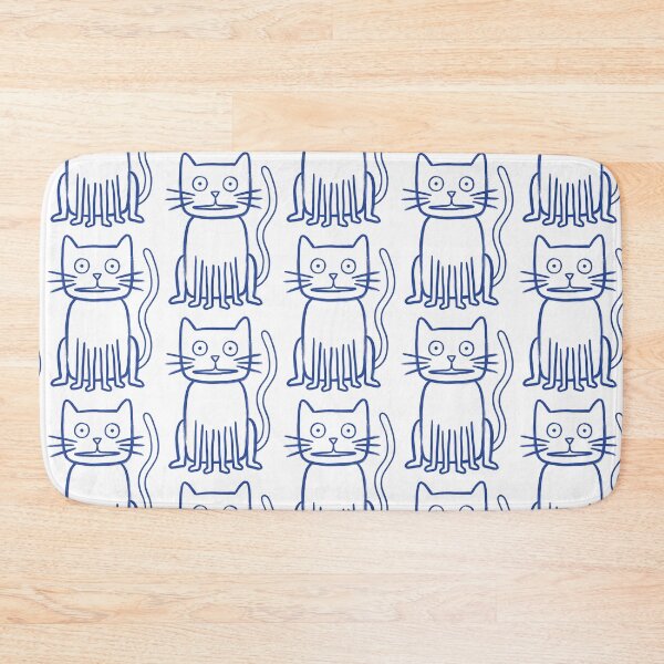 Item preview, Cat With Too Many Legs Monoline Drawing designed and sold by The Mellonaire.