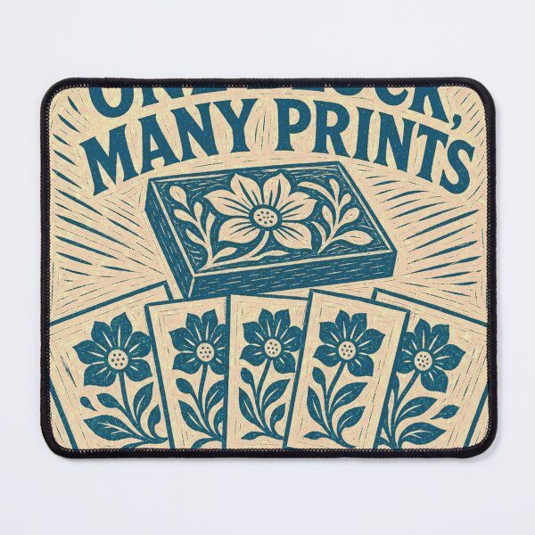 Item preview, One Block Many Prints Hand Pulled Edition designed and sold by BoosterShop.