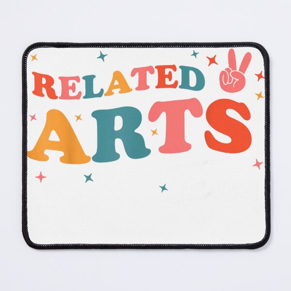 Item preview, Related Arts Team Retro Groovy Vintage First Day Of School T-Shirt designed and sold by Magoya Store ⭐⭐⭐⭐⭐.