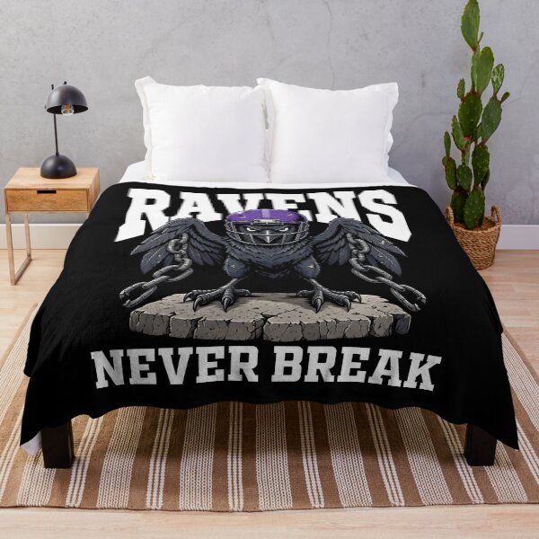 Item preview, RAVENS NEVER BREAK - BAL RAVENS designed and sold by KEF Custom.