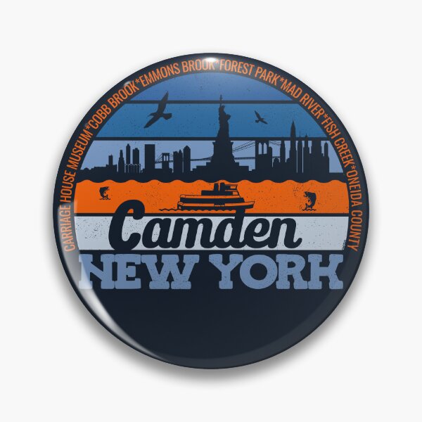 Item preview, Camden New York Sunset Retro Vintage Local Pride Logo designed and sold by CRHPOD20.
