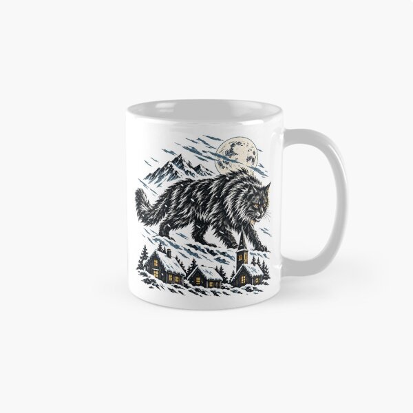 Item preview, The Yule Cat — Icelandic Folklore Woodcut designed and sold by SquatchPrintsCo.