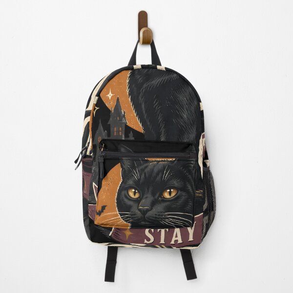 Item preview, Too Cute To Care Black Cat Halloween Retro Screen Print designed and sold by RoyesButler.