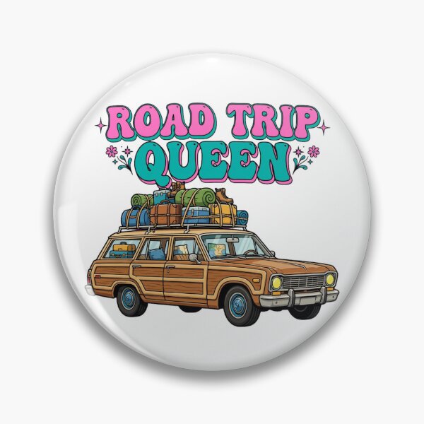 Item preview, Road Trip Queen designed and sold by GeeklyShirts.