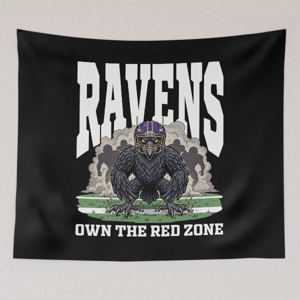 Item preview, RAVENS OWN THE RED ZONE - BAL RAVENS designed and sold by KEF Custom.