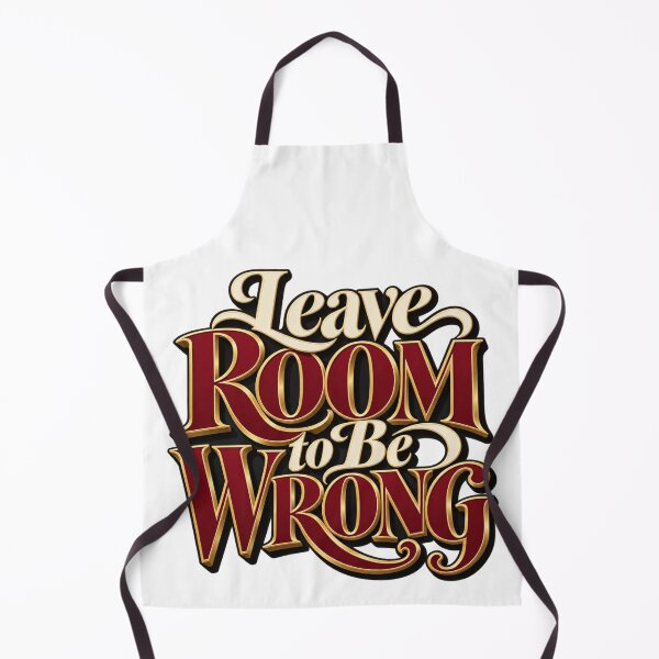 Item preview, Leave Room to Be Wrong Ornate Risk Mindset Quote designed and sold by VolatilityEdge.