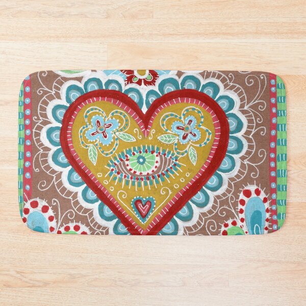 Item preview, Mexican Corazón Folk Art Heart designed and sold by Fani*.