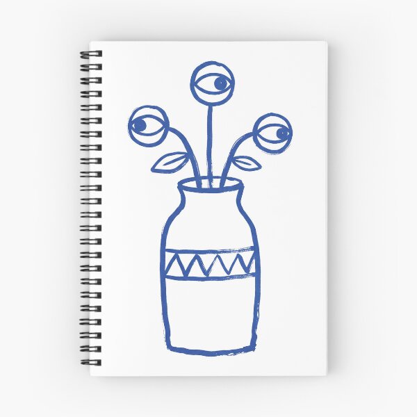Item preview, Vase Of Eyes Naive Monoline Illustration designed and sold by The Mellonaire.