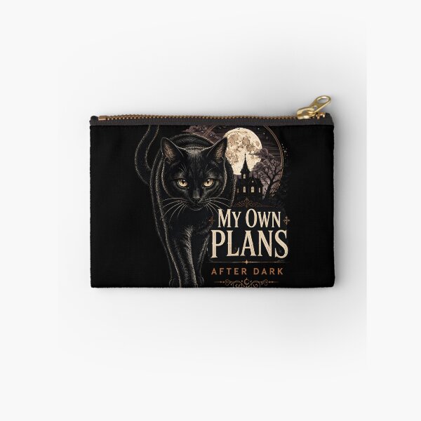 Item preview, My Own Plans Black Cat Halloween Gothic Engraving designed and sold by RoyesButler.
