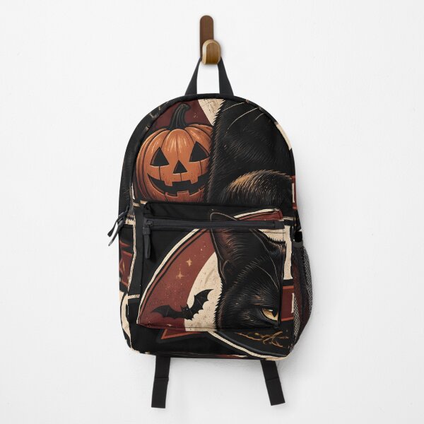 Item preview, Not Impressed Black Cat Halloween Retro Screen Print designed and sold by RoyesButler.