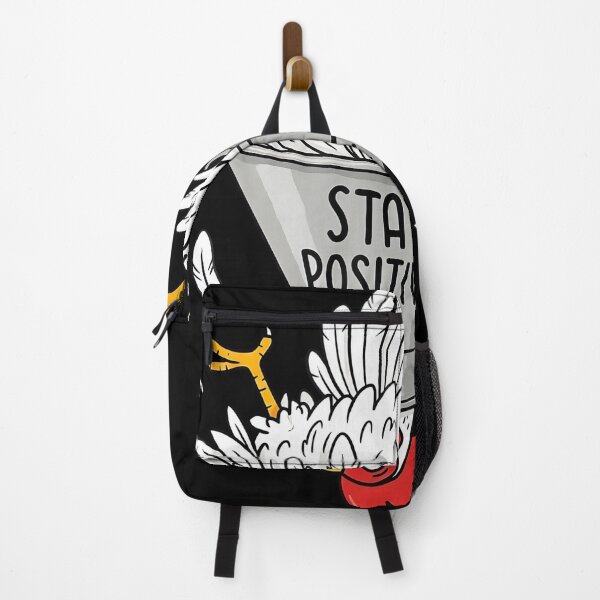Item preview, Stay Positive Silly Upside Down Chicken Humor designed and sold by linendaust.