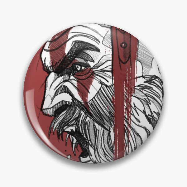 Item preview, God of war in my sketch style. designed and sold by Inked T.