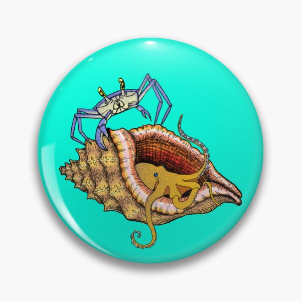Item preview, Unlikely friends, the octopus and the crab designed and sold by TheWitchCoven.