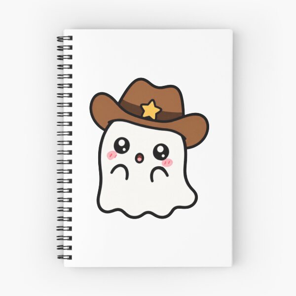 Item preview, Kawaii Cowboy Ghost Shocked designed and sold by lotsofniches.
