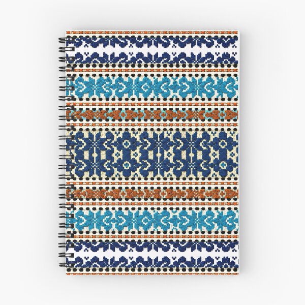 Item preview, Blue Heritage Folk Pattern designed and sold by DansCreations42.