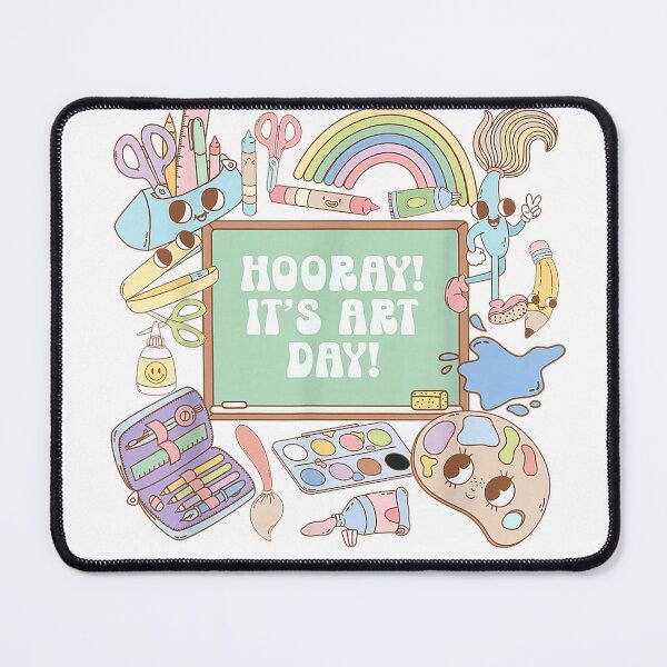 Item preview, Retro Hooray It's Art Day Art Teacher Back to School Women T-Shirt designed and sold by KTY-NUSS.