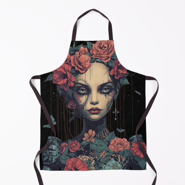 Item preview, Rose Halo Muse: Dark Biomechanical Goddess designed and sold by  Mythical Entanglement.