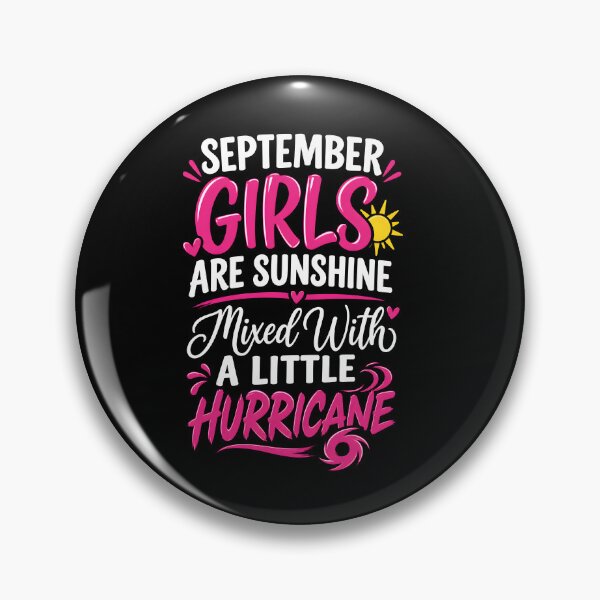 Item preview, September Girls Are Sunshine Mixed With A Little Hurricane Birthday Girl Sun And Hurricane Graphic designed and sold by MarlaMaloneShop.