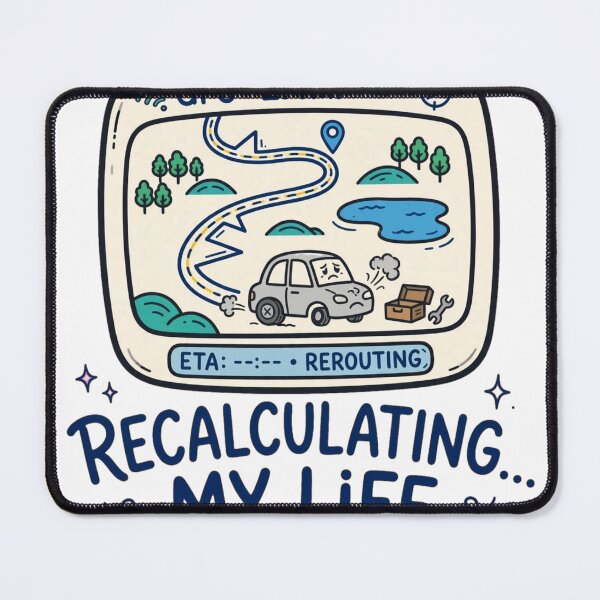 Item preview, Recalculating My Life designed and sold by GeeklyShirts.