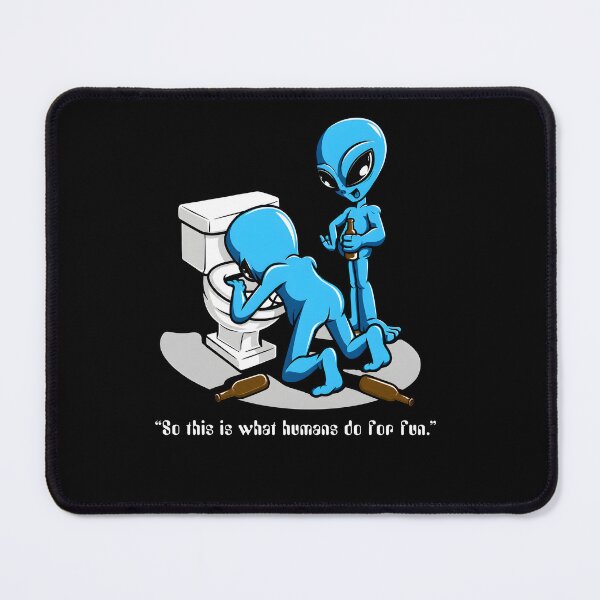 Item preview, So This Is What Humans Do For Fun Alien Drinking Humor designed and sold by MarlaMaloneShop.