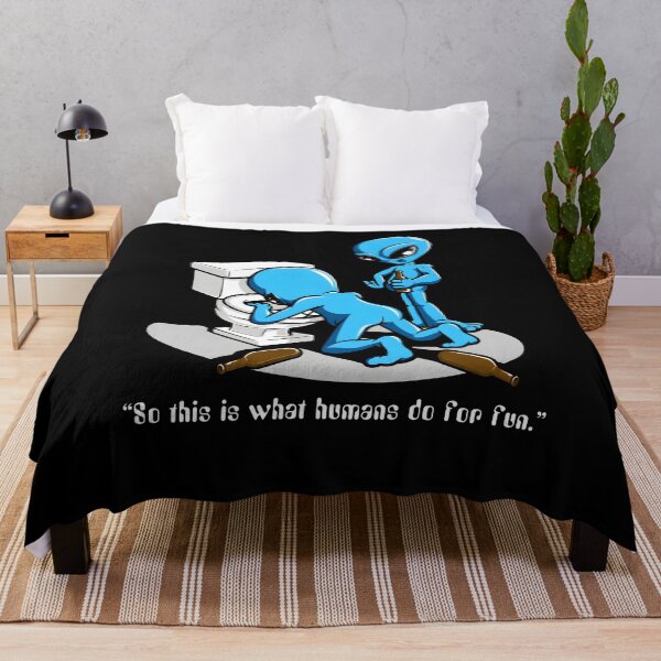 Item preview, So This Is What Humans Do For Fun Alien Drinking Humor designed and sold by MarlaMaloneShop.