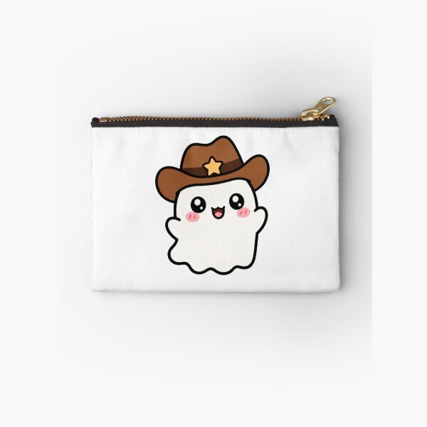 Item preview, Happy Kawaii Cowboy Ghost designed and sold by lotsofniches.