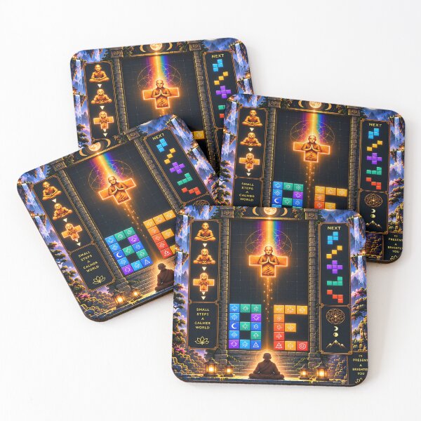 Item preview, The Game of Being | Pixel Meditation Monk & Spiritual Gaming Art designed and sold by SacredLensV.