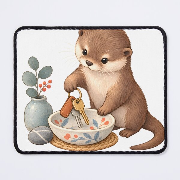 Item preview, Otter by the Key Dish designed and sold by Furry Nook.