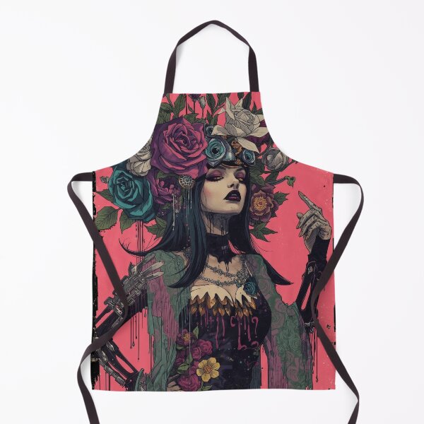 Item preview, Cyber Rose Headdress: Dark Biomechanical Gothic Art designed and sold by Mythical Entanglement.