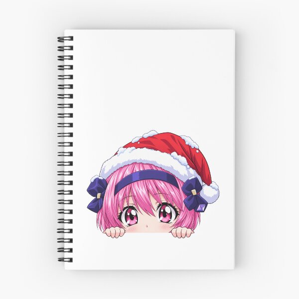 Item preview, Nana Elfen Lied Christmas Peeking Chibi Girl designed and sold by mildaclairmo.