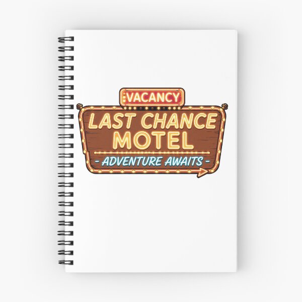 Item preview, Last Chance Motel designed and sold by GeeklyShirts.