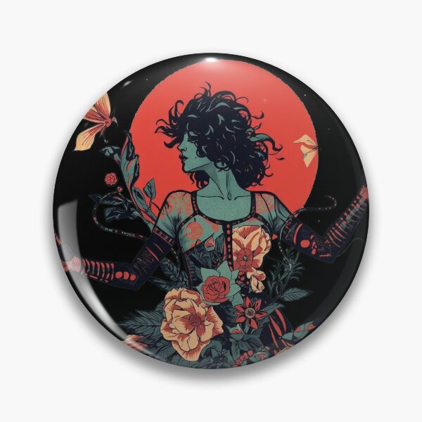 Item preview, Floral Halo: Dark Cottagegoth Floating Dancer designed and sold by  Mythical Entanglement.