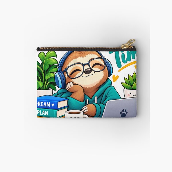 Item preview, Good Things Take Time – Cute Sloth Productivity Motivational Design designed and sold by Pixel & Ponder.