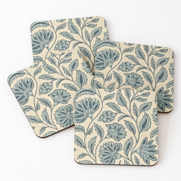 Item preview, Blue Garden Vintage Floral Pattern  designed and sold by Vintage-Lady65.