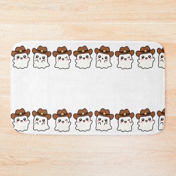 Item preview, Cowboy Kawaii Ghosts designed and sold by lotsofniches.