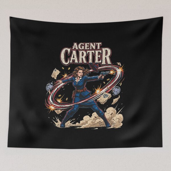 Item preview, Retro Action Heroine  designed and sold by ArtPrint Studio Tran LLC.