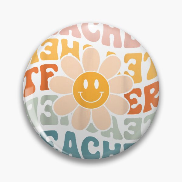 Artikelvorschau, Retro Lehrerin Daisy – Buntes T-Shirt für Grundschullehrer entworfen und verkauft von Cafe18.