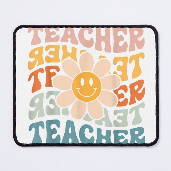 Item preview, Retro Teacher Daisy Colorful - Elementary School Teacher T-Shirt designed and sold by Cafe18.