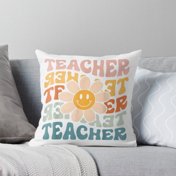 Item preview, Retro Teacher Daisy Colorful - Elementary School Teacher T-Shirt designed and sold by Cafe18.