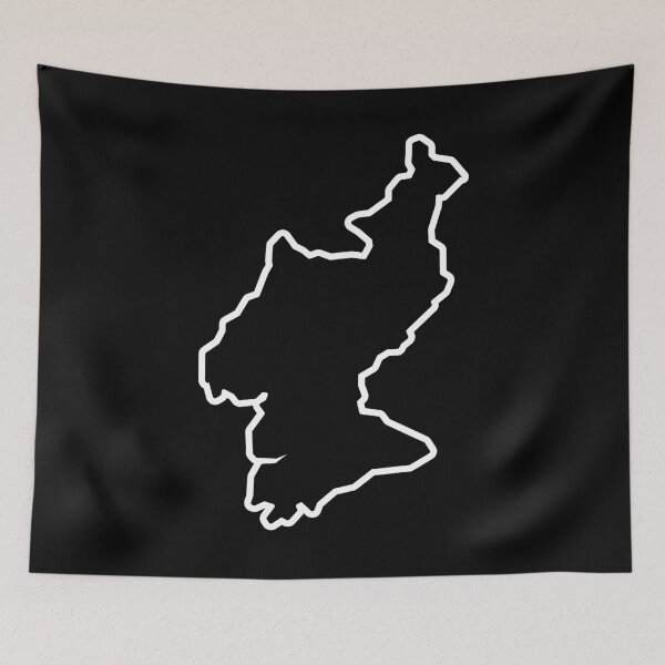 Item preview, North Korea Country Outline KP designed and sold by shitpostee.