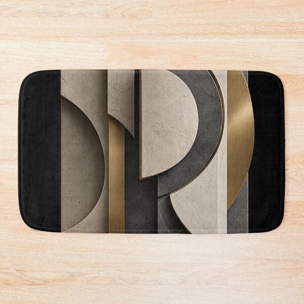 Item preview, Architectural Relief | Layered Stone & Brass Contemporary Wall Art designed and sold by rigelcreation.