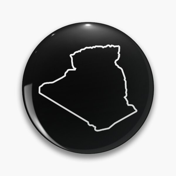Item preview, Algeria Country Outline DZ designed and sold by shitpostee.